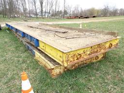 (2) 80" x 40' Temporary Bridge Sections, 80,000# capacity, wood deck (Derry Lane - Blairsville)