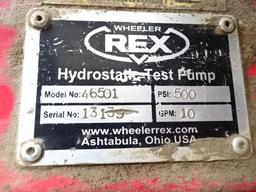 REX Portable Hydrostatic Test Pump (Chlorine) (North Spring Street - Blairsville)