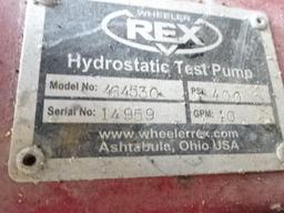 REX Portable Hydrostatic Test Pump (North Spring Street - Blairsville)