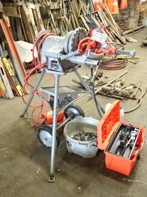 RIDGID 300 Pipe Threader, with tripod and accessories (North Spring Street - Blairsville)