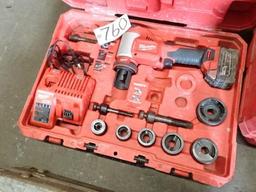 MILWAUKEE 2676-20 Cordless Hole Punch, with dies (North Spring Street - Blairsville) (Caraco)