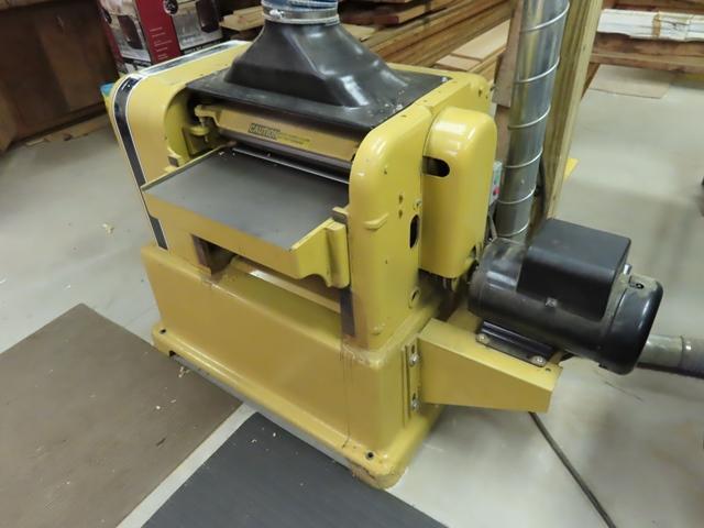 POWERMATIC 180 Planer, s/n 9880130, single phase electric, 18" table and 6" max depth (Clearfield)
