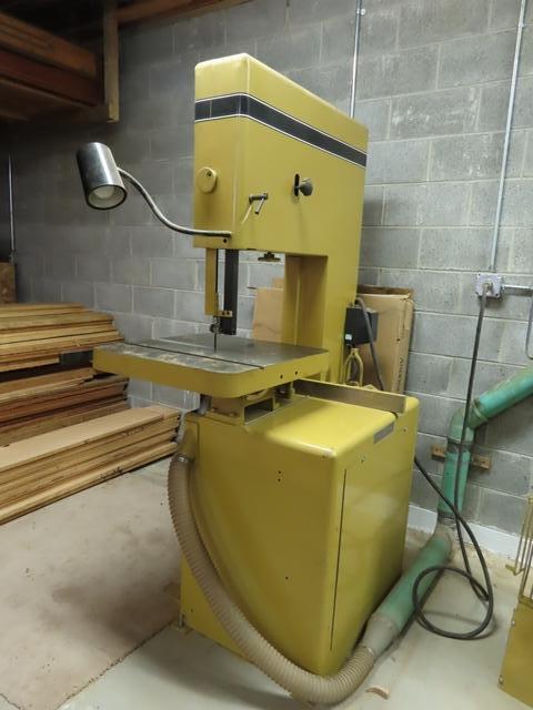 POWERMATIC 81 Vertical Band Saw, s/n 9881091, single phase electric, 24" x 24" table, 12" max