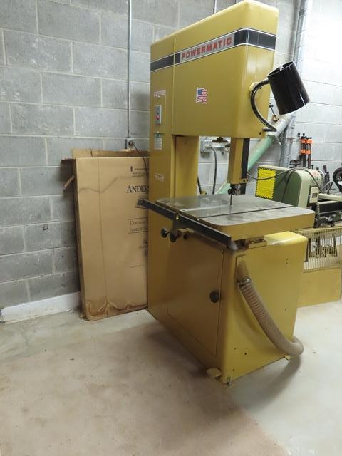 POWERMATIC 81 Vertical Band Saw, s/n 9881091, single phase electric, 24" x 24" table, 12" max