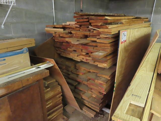 Approximately (2,000 Board Feet) Cherry, White Oak, Red Oak, Maple, and White Pine in 8.5", 10.5",