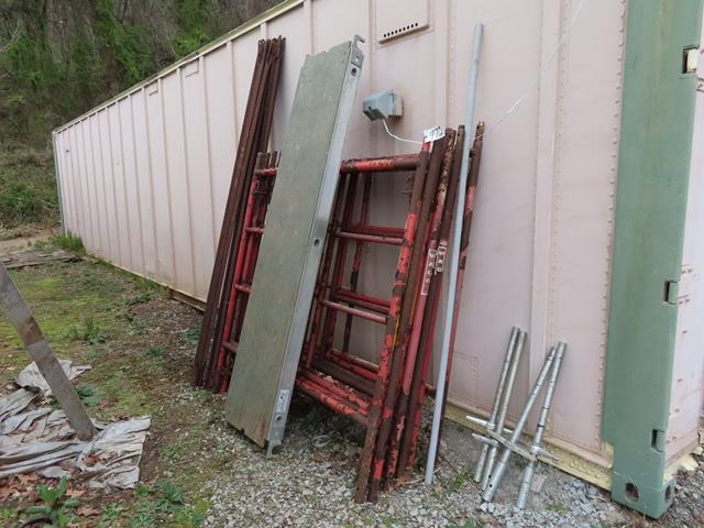 (7 Sections) Scaffolding, with braces and pick board (McKeesport)