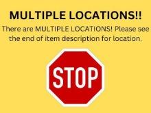 The items are located at (4) different Western Pennsylvania sites. PLEASE see the end of each item