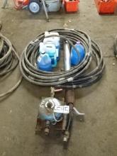 3.5" Pneumatic Piercing Tool, with oiler and accessories (North Spring Street - Blairsville)