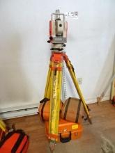 PENTAX PTS-V5 total Station, with tripod and grade pole (North Spring Street - Blairsville)