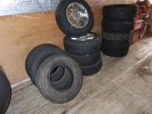 (12) Assorted Tires and (4) Rims (McKeesport)