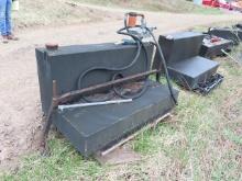 (2) Pickup Step Tanks, with spray-on coating (1 With Electric Pump) (McKeesport)