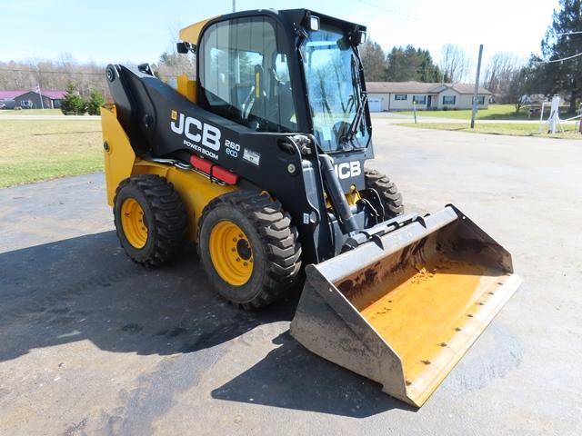 2016 JCB Model 260 Skid Steer Loader, s/n GE0260WVCG2428700, powered by JCB 4 cylinder diesel engine