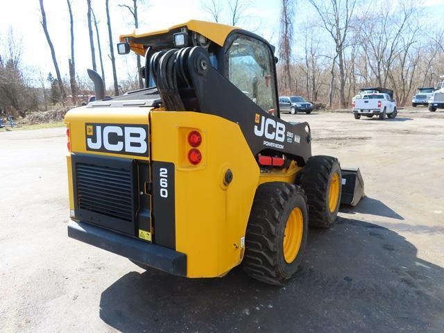 2016 JCB Model 260 Skid Steer Loader, s/n GE0260WVCG2428700, powered by JCB 4 cylinder diesel engine