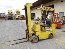 WHITE Model MA30S, 6,000# Solid Tired Forklift, s/n 35600168, powered by 4 cylinder propane gas