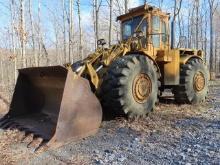 1974 CATERPILLAR Model 988 Rubber Tired Loader, s/n 87A8328, powered by Cat 6 cylinder diesel engine