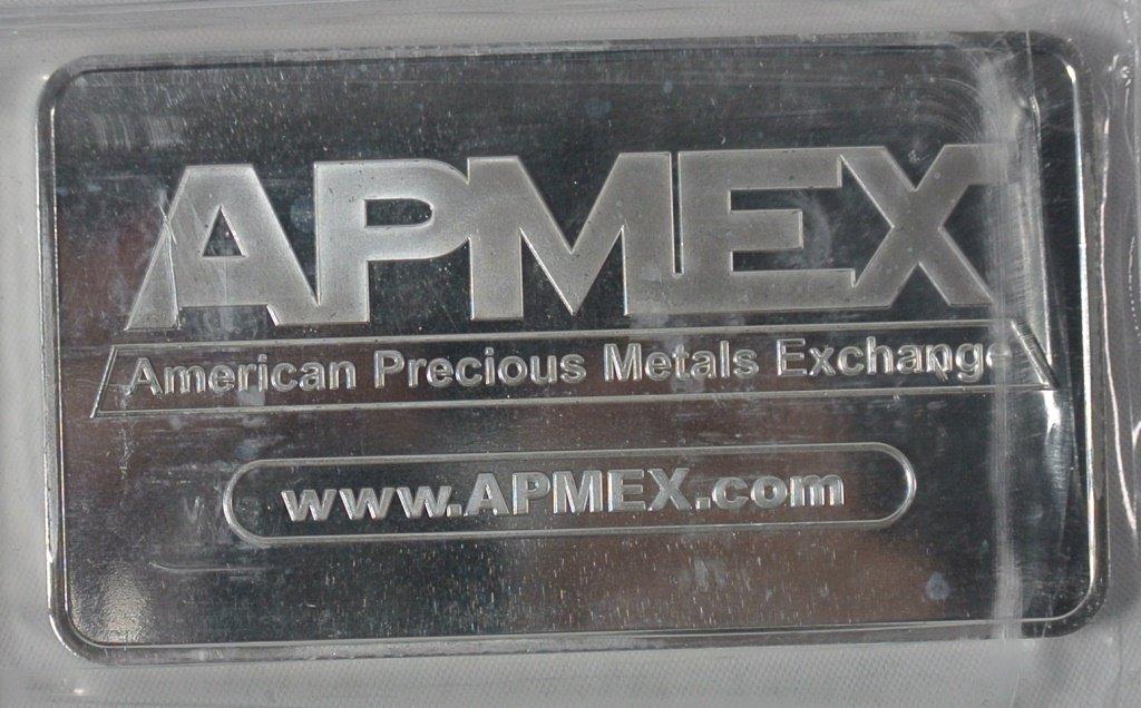 10 troy ounce silver bars "This lot contains (3) APMEX 10 Troy Ounces and (2) Highland Mint 10 Troy