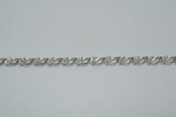 1/2 ctw diamond tennis bracelet 1/2 total carat weight. Diamond Tennis Bracelet. Set in Sterling Sil