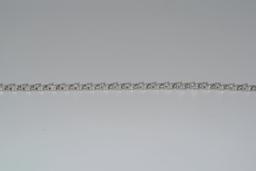 1/2 ctw diamond tennis bracelet 1/2 total carat weight. Diamond Tennis Bracelet. Set in Sterling Sil