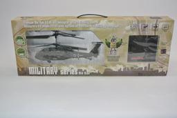 Remote controlled toy military helicopter Skyline RC Toys- MILITARY EDITION. Military Series Mid Siz
