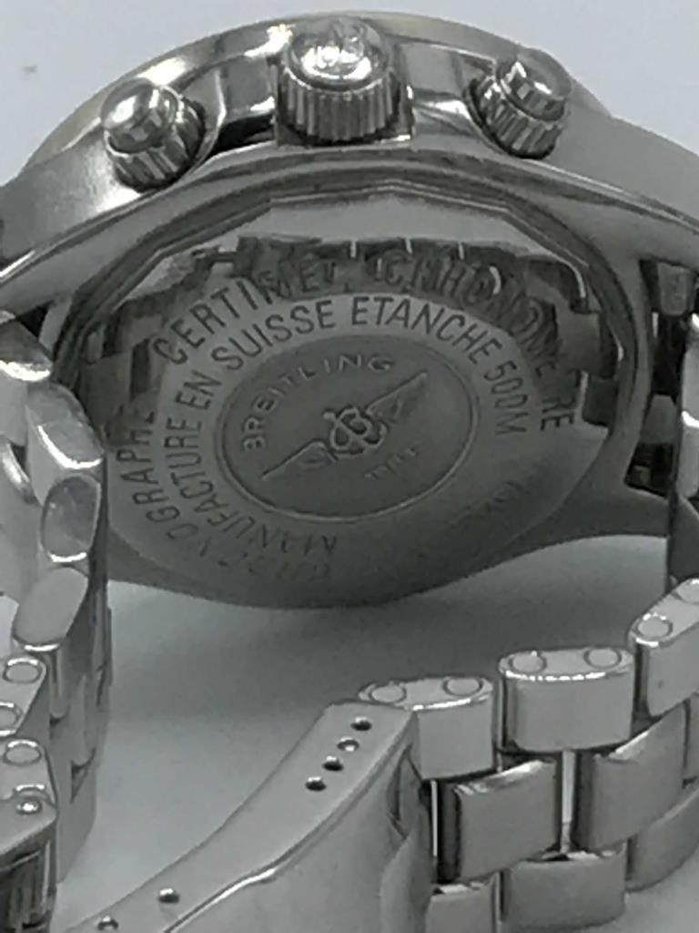 Breitling Superocean Chronograph Watch, Diamond-En Breitling Chrono SuperOcean Automatic Stainless S