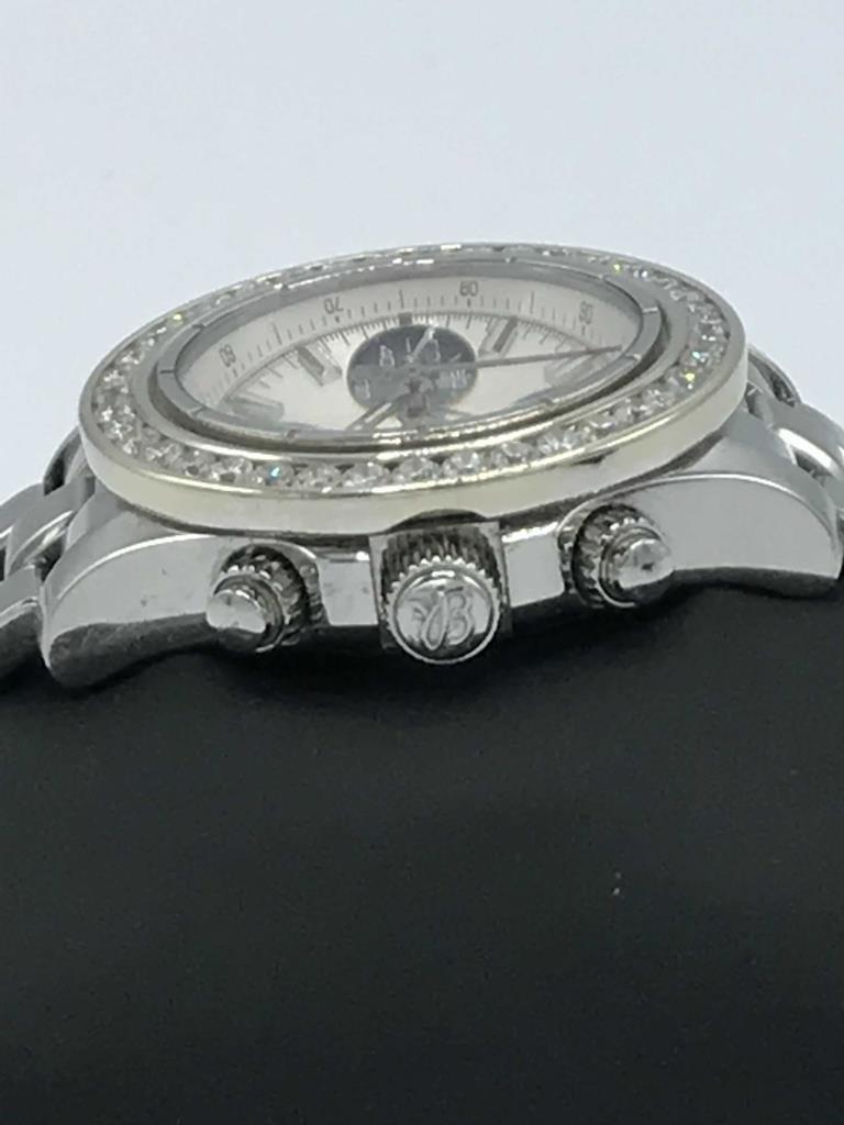 Breitling Superocean Chronograph Watch, Diamond-En Breitling Chrono SuperOcean Automatic Stainless S