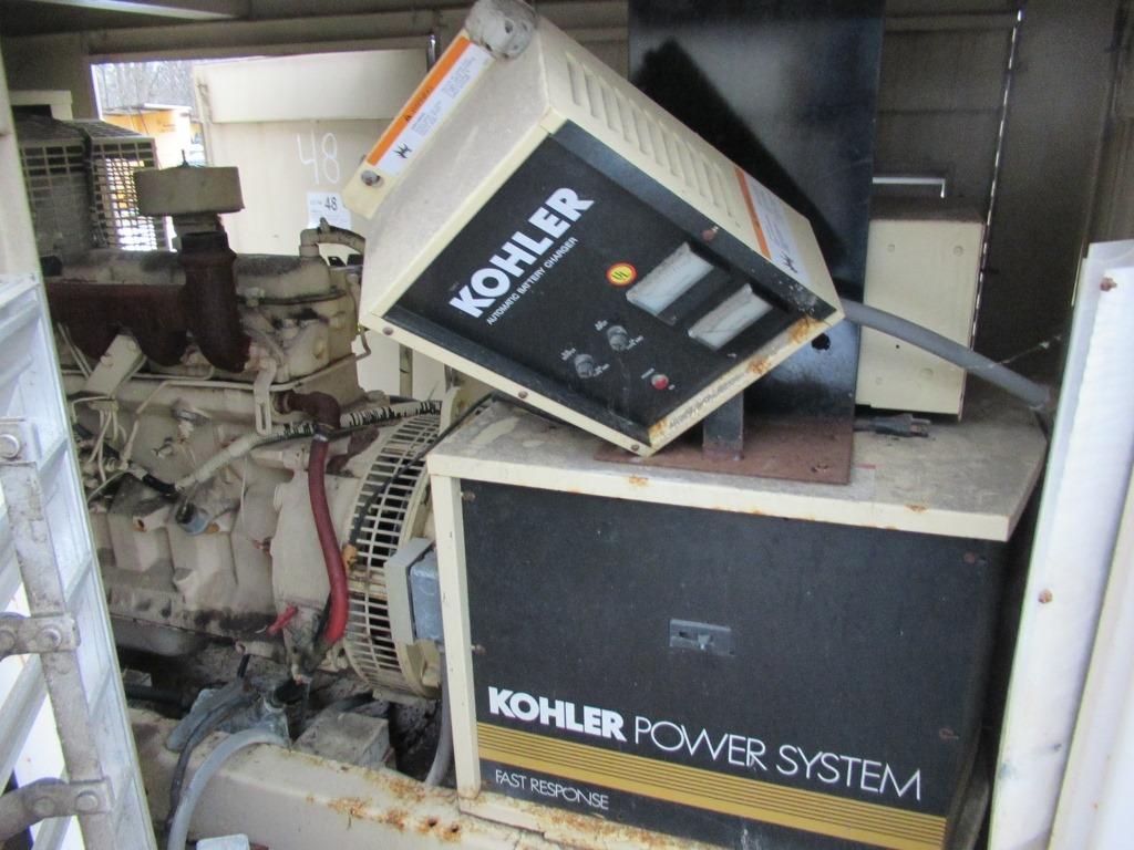 93 Kohler 30RDZJ61 Generator GY 4 cyl Diesel (Hours: 4;584) Defects: Body damage; StateID: 939507; S