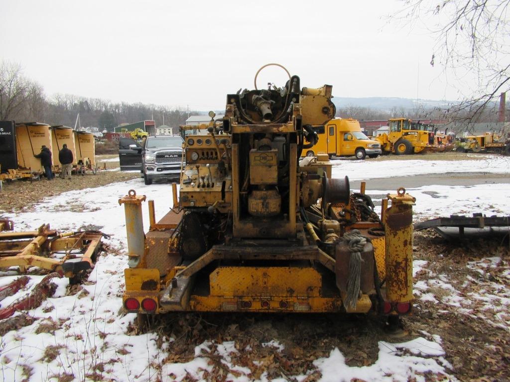 93 CME 45C Drill Rig YW 4 cyl Diesel (Hours: 3;432) No Reg docs; Defects: Body damage; Broken axle s