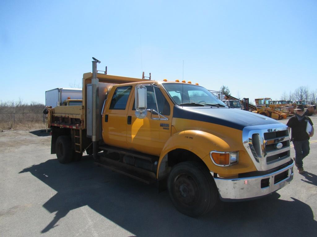 07 Ford F650  Dump YW 6 cyl  Diesel; Started with Jump on 4/8/21 PB PS R AC VIN: 3FRWW65A97V488706; 