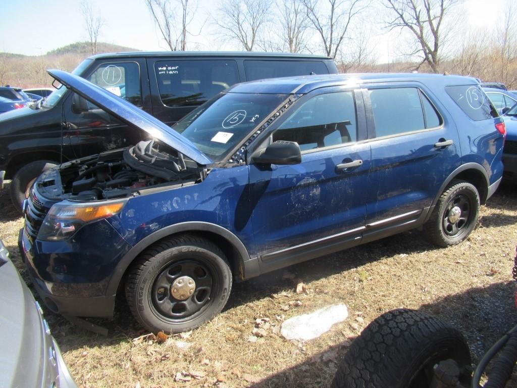 14 Ford Explorer  Subn BL 6 cyl  4X4; Started with Jump on 3/22/21 AT PB PS R AC PW VIN: 1FM5K8AR3EG