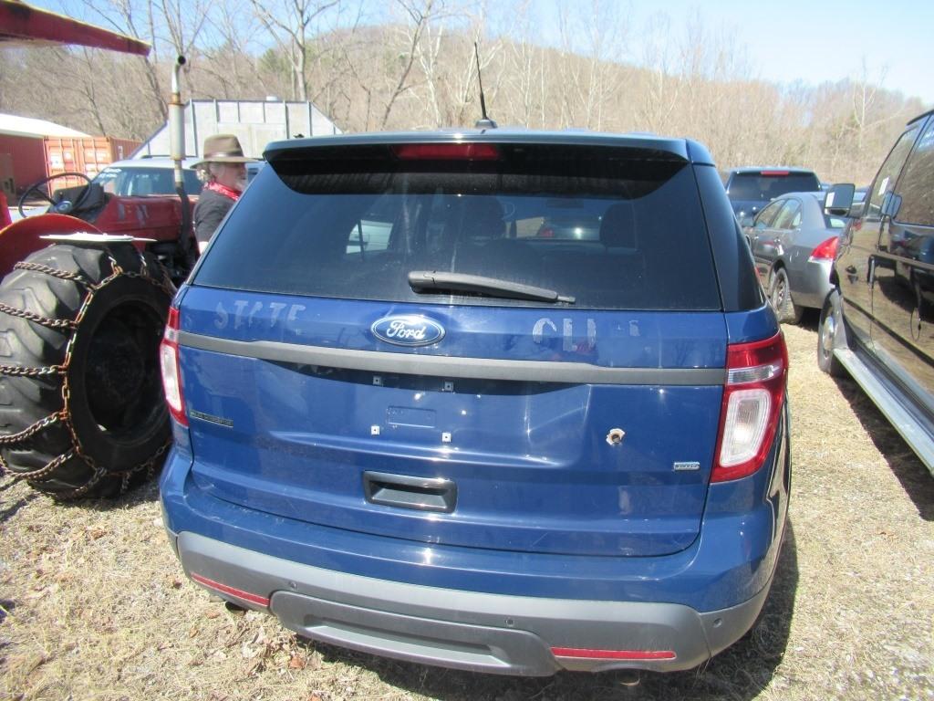 14 Ford Explorer  Subn BL 6 cyl  4X4; Started with Jump on 3/22/21 AT PB PS R AC PW VIN: 1FM5K8AR3EG