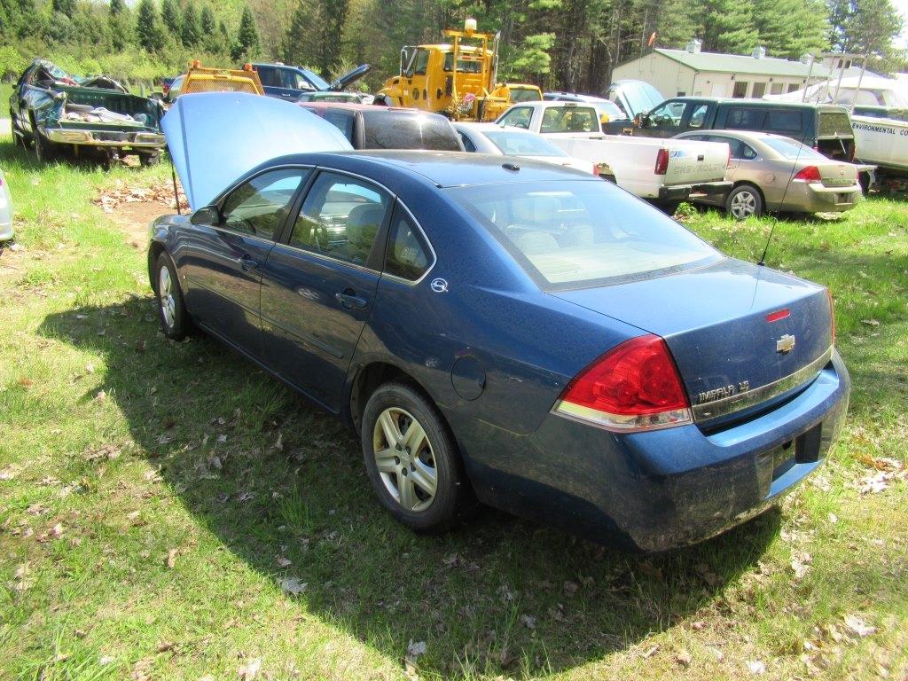 06 Chevrolet Impala  4DSD BL 6 cyl  Started with Jump on 5/13/21 AT PB PS R AC PW VIN: 2G1WB58K06937