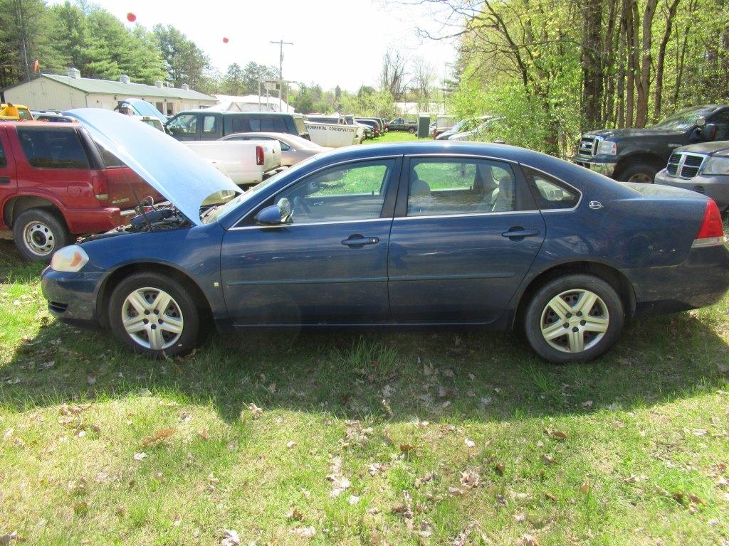 06 Chevrolet Impala  4DSD BL 6 cyl  Started with Jump on 5/13/21 AT PB PS R AC PW VIN: 2G1WB58K06937