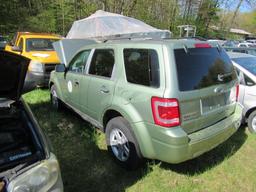 08 Ford Escape   GR 4 cyl  Hybrid; 4X4; Did not Start on 5/13/21 AT PB PS R AC PW VIN: 1FMCU59H78KA1