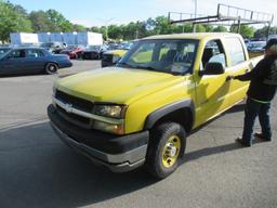 03 Chevrolet C2500  Pickup YW 8 cyl  Started on 5/28/21 AT PB PS R AC PW VI