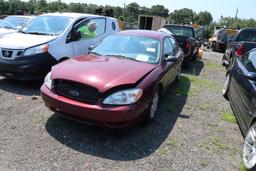 05 Ford Taurus  4DSD GY 6 cyl AT PS R PW VIN: 1FAFP53U55A255977; Defects: A/C Not Working; Body Dama