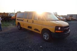 08 Chevrolet G3500 Express  Subn YW 8 cyl AT PB PS AC VIN: 1GAHG39K581128799; Defects: Accident Dama