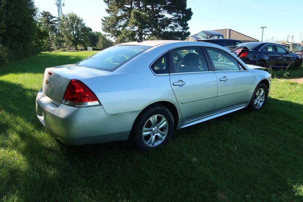 14 Chevrolet Impala  4DSD BK 6 cyl  Started w Jump 9/6/21 AT PB PS R AC PW VIN: 2G1WA5E38E1156718; D