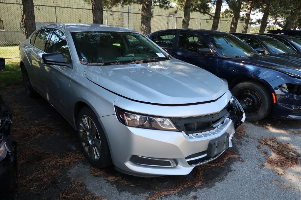 17 Chevrolet Impala  4DSD GY 6 cyl  Started w Jump on 9/8/21 AT PB PS R AC PW VIN: 2G11X5S34H9154841