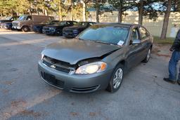 07 Chevrolet Impala  4DSD BK 6 cyl  Started w Jump on 9/8/21 AT PB PS R AC PW VIN: 2G1WB58K479394781