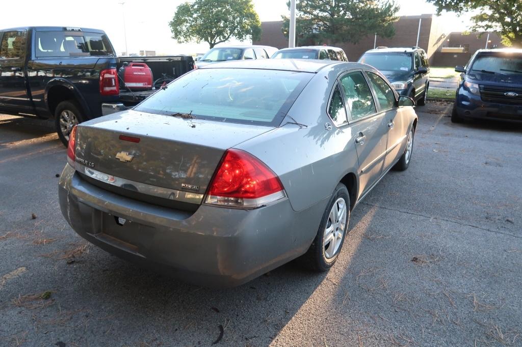 07 Chevrolet Impala  4DSD BK 6 cyl  Started w Jump on 9/8/21 AT PB PS R AC PW VIN: 2G1WB58K479394781