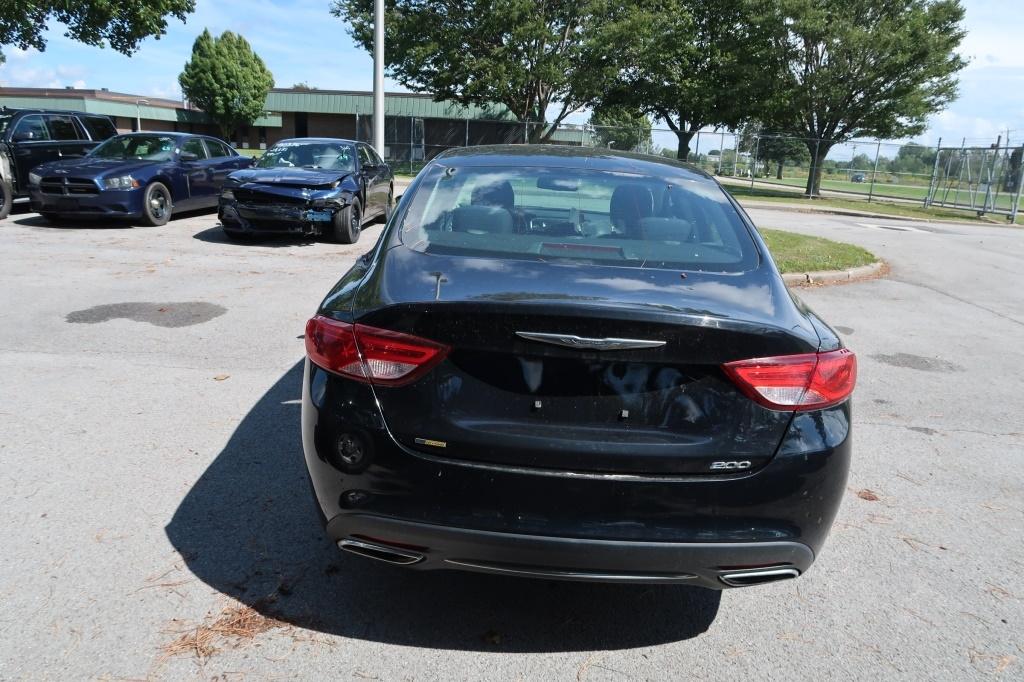 16 Chrysler 200  4DSD BK 6 cyl  Started on 9/8/21 AT PB PS R AC PW VIN: 1C3CCCAG9GN151499; Defects: 