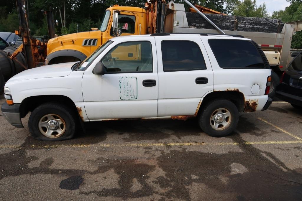 04 Chevrolet Tahoe  Subn WH 8 cyl  Did not Start on 9/14/21 AT PB PS VIN: 1