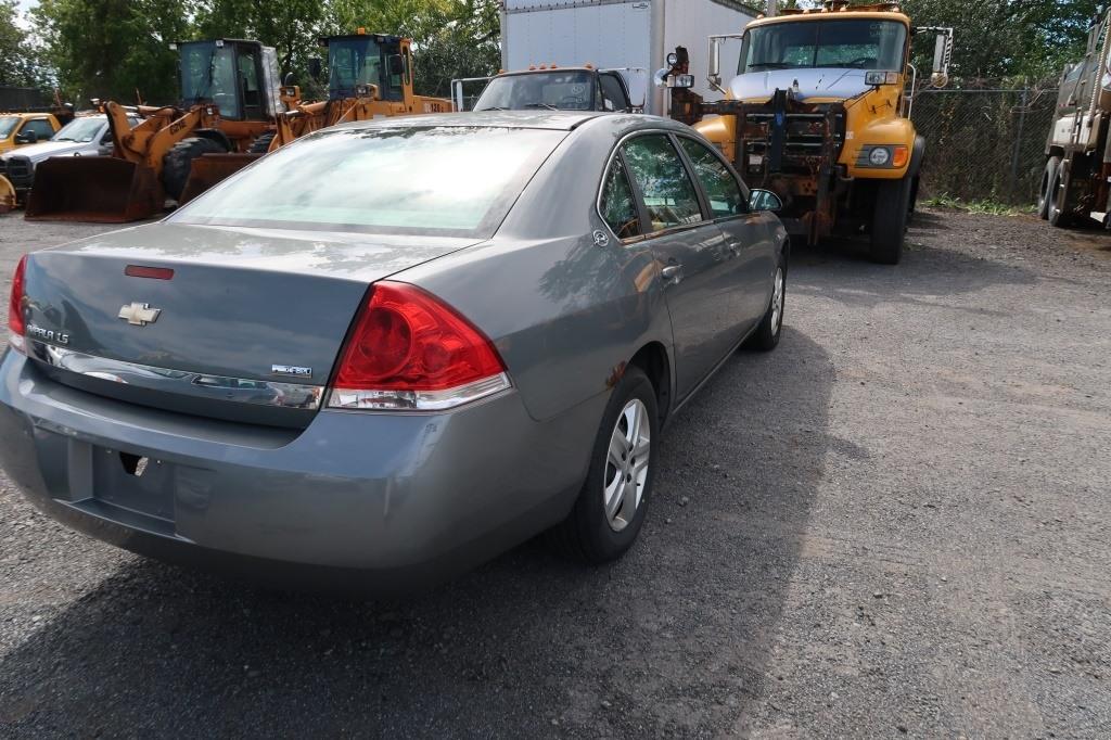 08 Chevrolet Impala  4DSD GY 6 cyl  Started w Jump on 9/21/21 AT PB PS R AC PW VIN: 2G1WB58K48121253