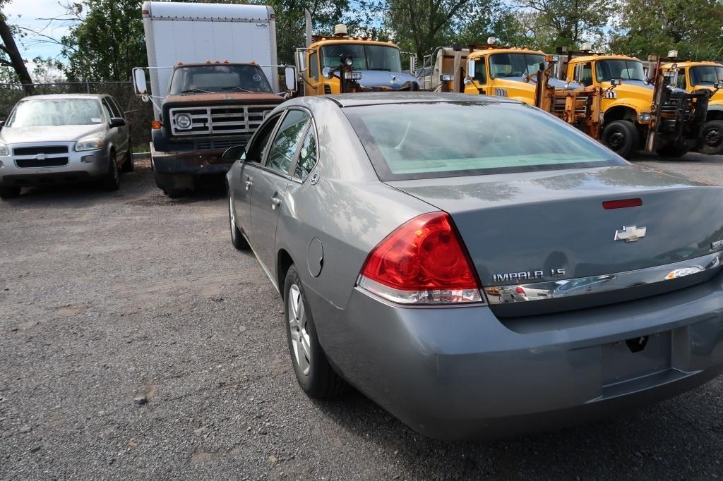 08 Chevrolet Impala  4DSD GY 6 cyl  Started on 9/21/21 AT PB PS AC PW VIN: 2G1WB58K881210362;; State