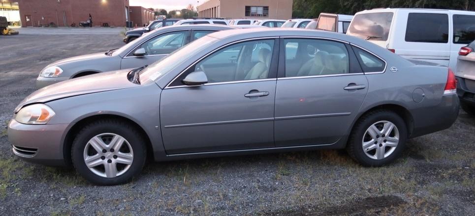 07 Chevrolet Impala  4DSD GY 6 cyl  Did not Start on 9/21/21 AT PB PS R AC PW VIN: 2G1WB58K279281198