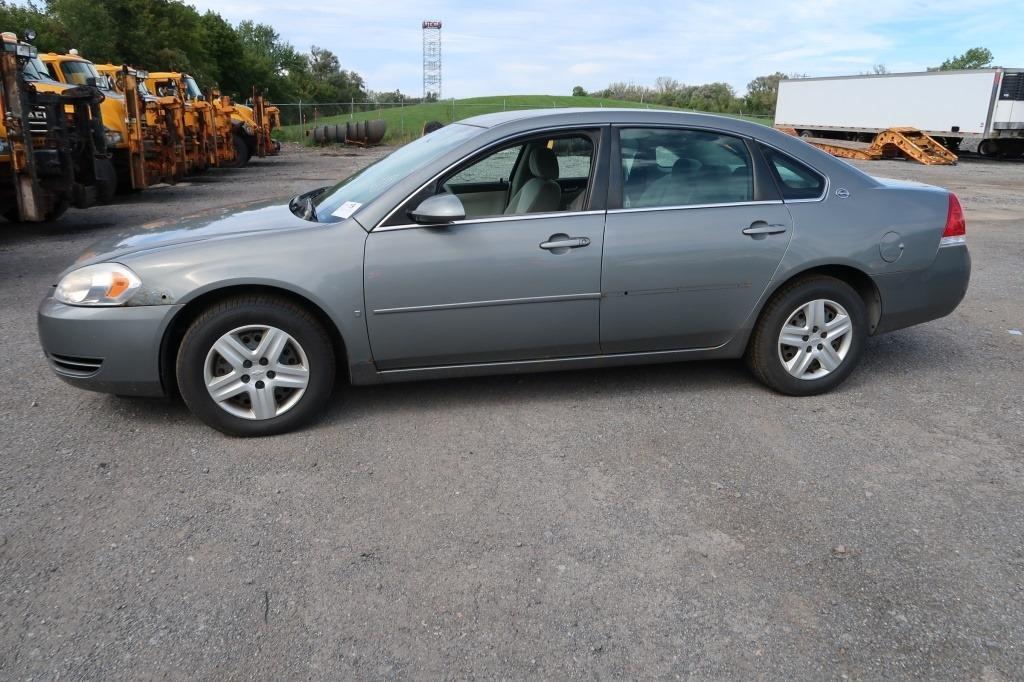 07 Chevrolet Impala  4DSD GY 6 cyl  Started on 9/21/21 AT PB PS R AC PW VIN: 2G1WB58K579277937; Defe