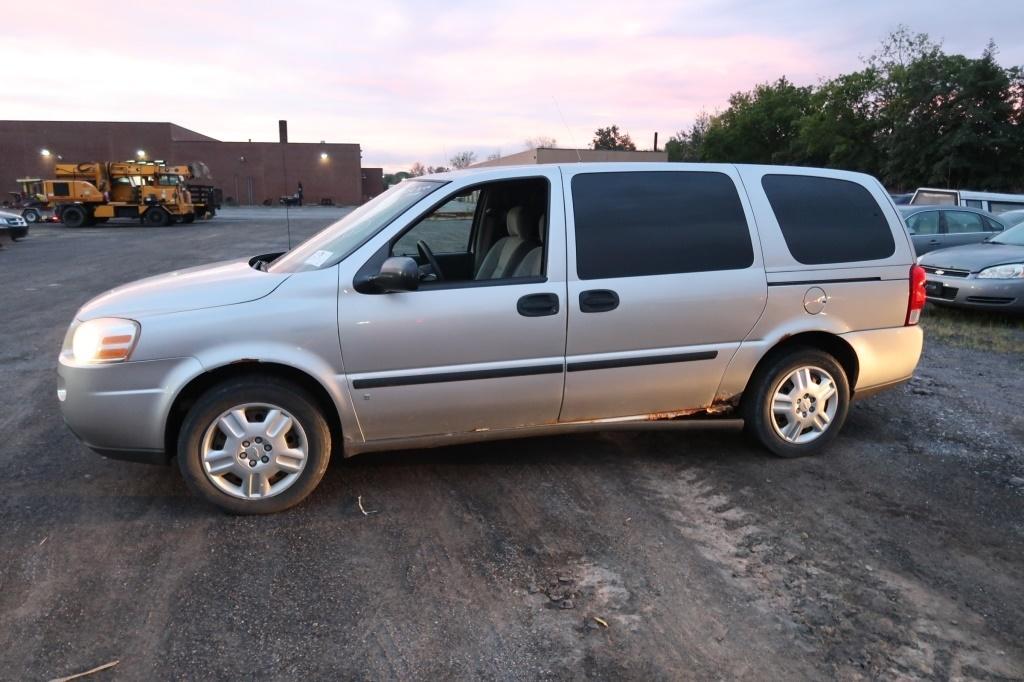 08 Chevrolet Uplander   GY 6 cyl  Started on 9/21/21 AT PB PS R AC PW VIN: 1GNDV23W28D182679; Defect