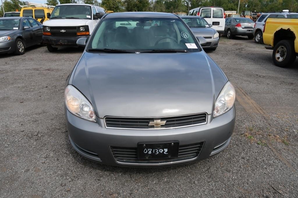 08 Chevrolet Impala  4DSD GY 6 cyl  Started on 9/21/21 AT PB PS R AC PW VIN: 2G1WB58KX81210329;; Sta