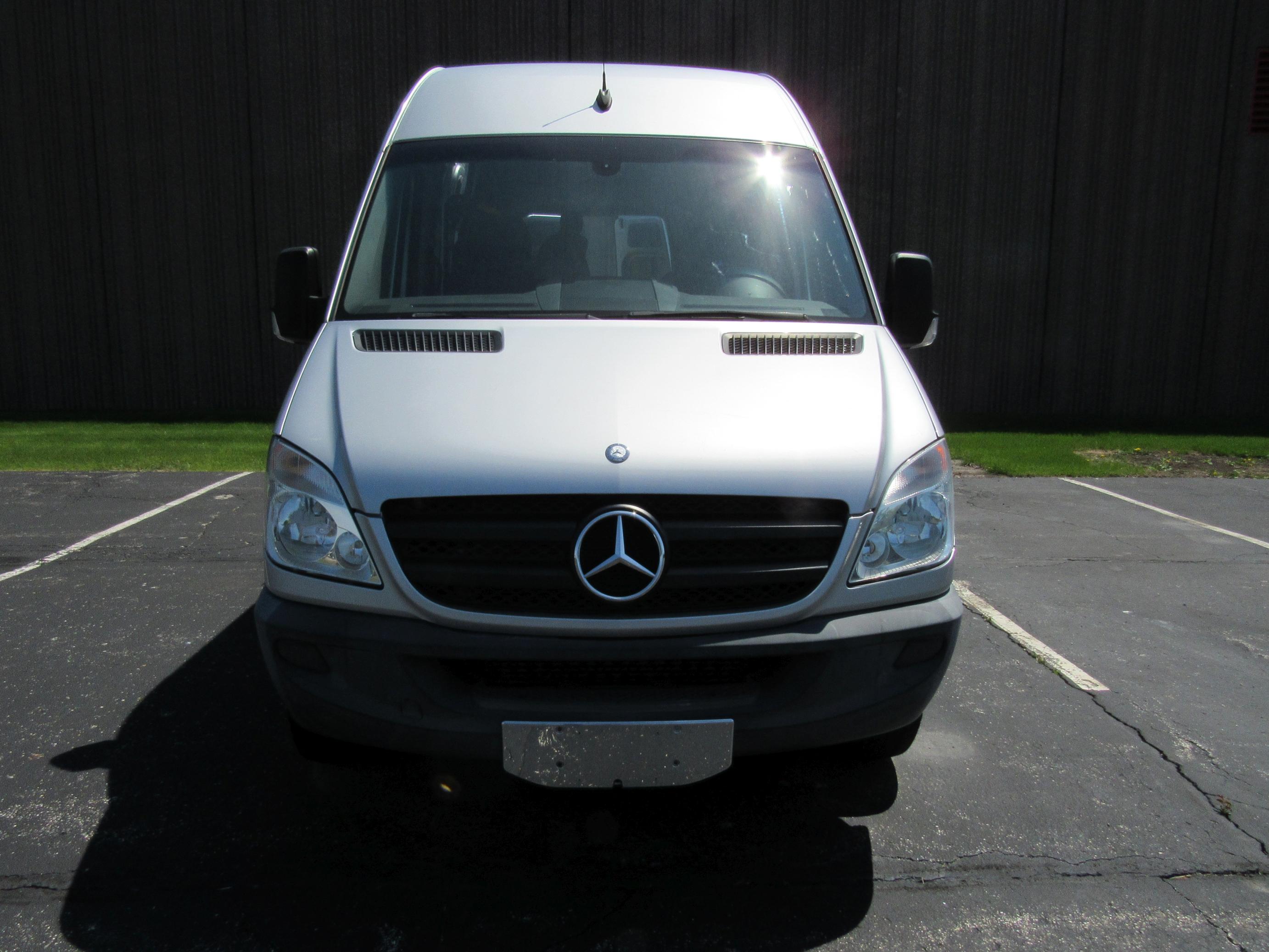 2010 Mercedes Benz Sprinter van, 2500 equipped with handicap lift, with fold up seats