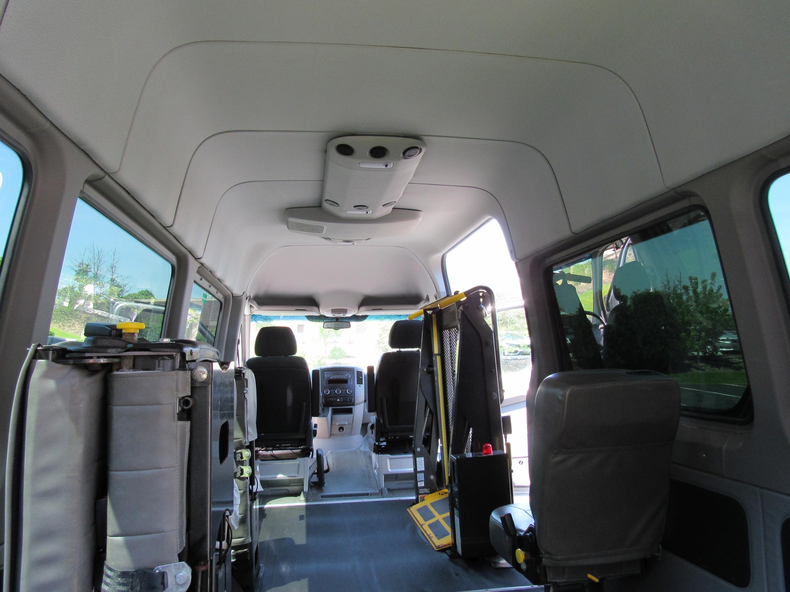 2010 Mercedes Benz Sprinter van, 2500 equipped with handicap lift, with fold up seats